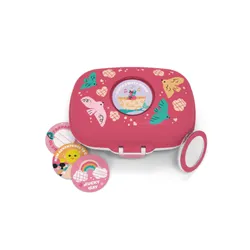 Lunchbox dziecięcy Monbento MB Gram - pink / birds