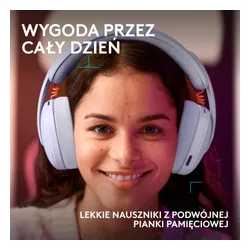 Słuchawki LOGITECH G325 Lightspeed Liliowy Bezprzewodowe, Nauszne