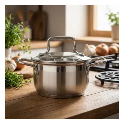 AMBITION Hugo 0,75 l - garnek ze stali nierdzewnej z pokrywką