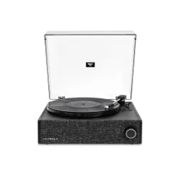 Gramofon Victrola Eastwood LP VTA-78-BLK-INT Manualny Napęd paskowy Bluetooth Czarny