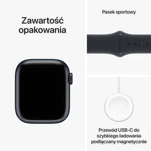 Apple Watch 9 GPS + сотовый 41 мм алюминиевый Север / Север Спортивный ремешок M / L