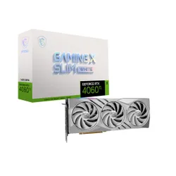 Karta graficzna MSI GeForce RTX 4060 Ti GAMING X SLIM WHITE 16GB GDDR6 128bit DLSS