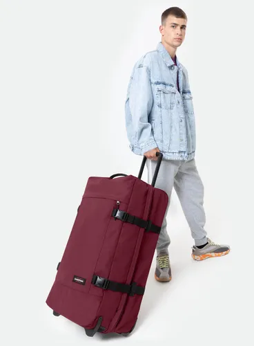 Eastpak Tranverz L-meşgul burgundy seyahat çantası