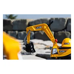 Jeździk Koparka Falk Jcb Digger Dla Dziecka 3-7 Lat Ruchoma Łyżka + Kask