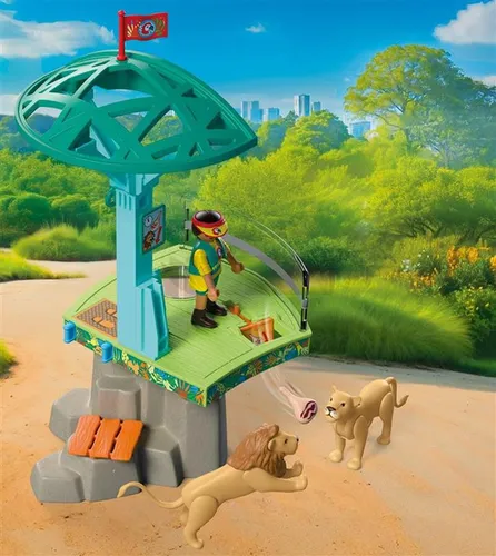 PLAYMOBIL Zoo 72070 Park wspinaczkowy w dziczy zestaw dla dzieci +4 lata