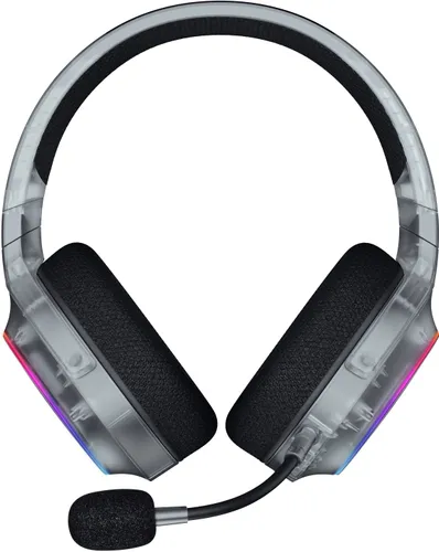 Słuchawki RAZER Barracuda X Chroma Phantom Bezprzewodowe, Nauszne, Dźwięk przestrzenny Biało-przezroczysty