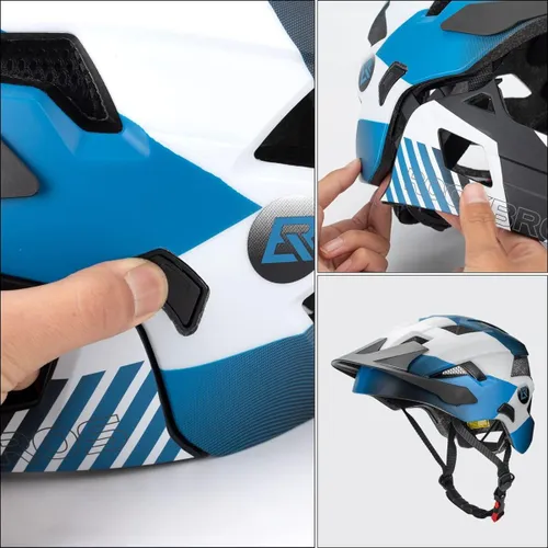 Kask rowerowy dziecięcy, Szczękowy, na rower, hulajnogę, ROCKBROS, M