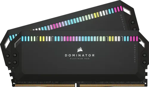 Pamięć Corsair Dominator Platinum RGB, DDR5, 32 GB, 6200MHz, CL36 (CMT32GX5M2X6200C36)