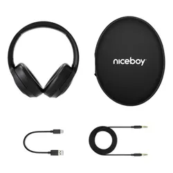 Słuchawki nauszne NICEBOY Hive Aura 5 ANC Czarny