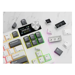 Klawiatura ROYAL KLUDGE RKS85 RGB Hot Swap Cloud Switch Biało-czarny