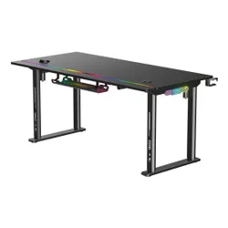 Biurko gamingowe COBRA Electra S CRF1621ELBKRGB Czarny