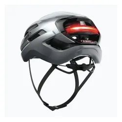 Kask rowerowy ABUS Taipan LED graphite silver