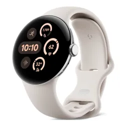 Smartwatch GOOGLE Pixel Watch 3 45mm Porcelanowy (LTPO Amoled do 2000 nitów)