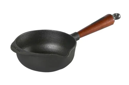 SKEPPSHULT Natural Selection Padella 1 l czarny - rondel żeliwny z dziobkiem