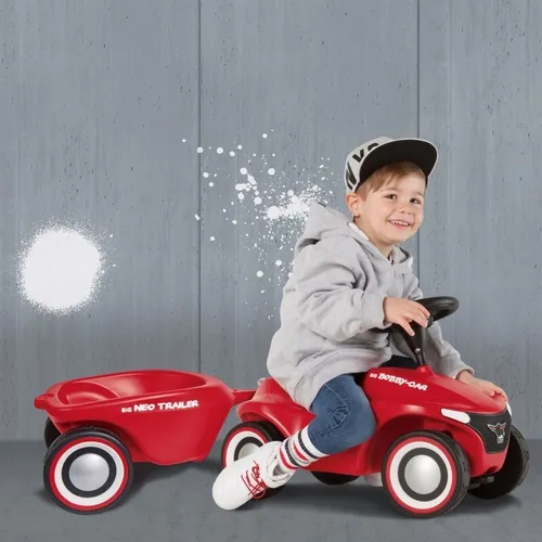 Big Przyczepka do jeździka Bobby Car Neo czerwona