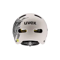 Kask rowerowy dla dzieci Uvex Kid 4 Style Mips - dirt warm grey matt