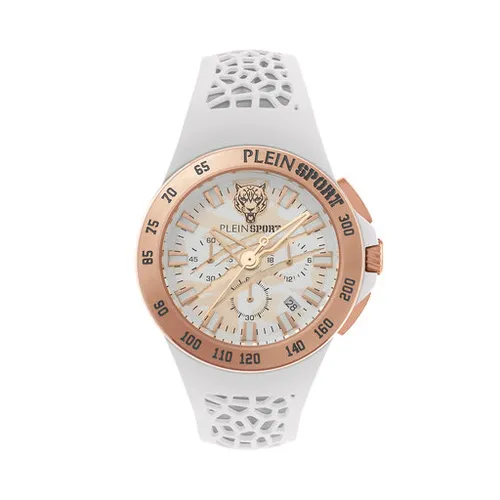 Plein Sport Thunderstorm Chrono PSABA0723 White Camo Saati