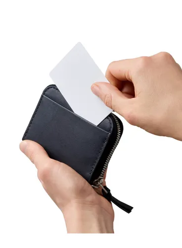 Кошелек Bellroy Folio Piccolo, кожаный, navy