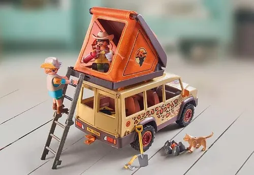 Набор фигурок Playmobil Wiltopia 71293 С внедорожником среди львов