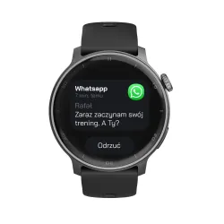 Smartwatch STELIO Activ Funkcje AI 46mm GPS Czarny