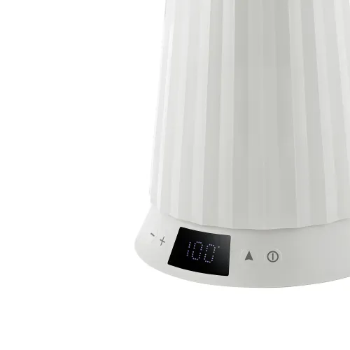 Электрический чайник Alessi Plissé MDL21, 1.7 л, 1800 Вт, регулировка температуры, белый