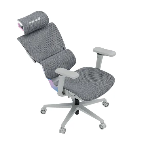 Fotel Anda Seat X-Air Pro XL Gamingowy do 120kg Tkanina Szaro-różowy