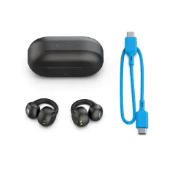 Słuchawki bezprzewodowe JLab Flex Open Air Clip Douszne Bluetooth 5.4 Czarny