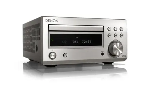 Wieża Denon RCD-M41 60W Bluetooth Radio FM Srebrny