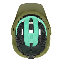 Kask rowerowy LAZER Jackal KinetiCore Złoto-zielony MTB (rozmiar L)