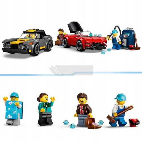 LEGO City 60497 Automatyczna myjnia samochodowa, zestaw klocków 6+