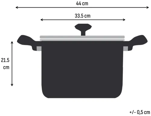 Garnek TEFAL Space+ Emotion+ E3368555 13.8 L