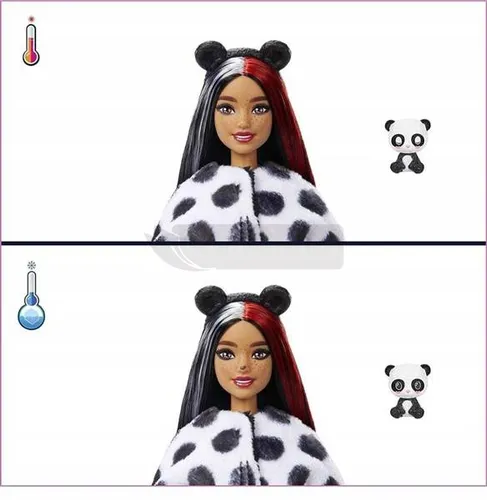Lalka Barbie w przebraniu pandy HHG22