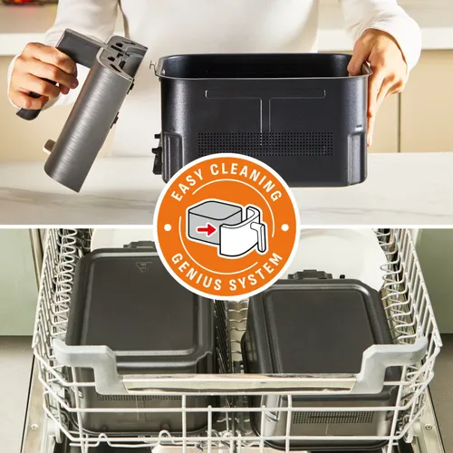 Air Fryer Frytkownica beztłuszczowa TEFAL EY7568E0 Easy Fry Stack 10l  z podwójnym koszem