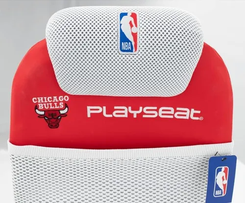 Fotel Playseat Champ NBA-Chicago Bulls Gamingowy do 122kg Tkanina Czerwono-biały