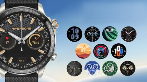 Smartwatch FOREVER Riversong Motive 10 GT SW1001 Czarny