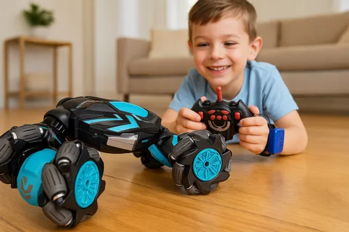 Samochód RC Twister 4x4 sterowany gestami I pilotem 2,4 GHz, terenowy, niebieski lub pomarańczowy