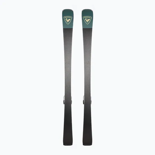 Narty zjazdowe damskie Rossignol Nova 10 + wiązania Xpress W 11 GW black/metallic green