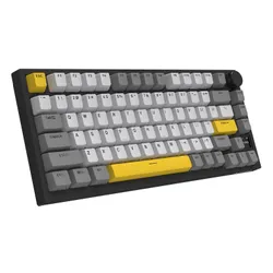 Klawiatura AJAZZ AK820 Pro RGB Hot Swap Flying Fish Switch Czarno-szaro-żółty