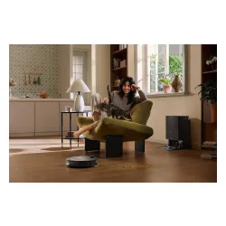 Robot sprzątający Roborock Qrevo Edge 2 Funkcja mopowania Stacja oczyszczająca Tworzenie mapy pomieszczenia Funkcje AI Czarny