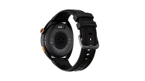 Smartwatch HAMMER Ventus Pro Czarny + Pasek Czarno-Pomarańczowy