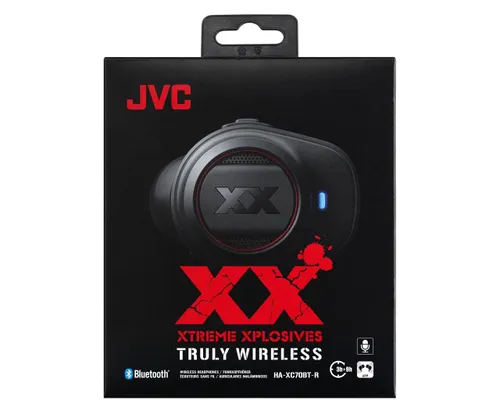 Słuchawki bezprzewodowe JVC HA-XC70BT-R Dokanałowe Bluetooth 4.2