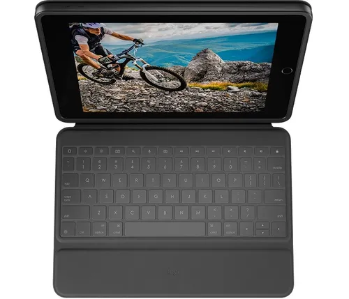 Чехол Logitech с клавиатурой Rugged Folio 920-009319 графит