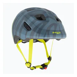 Kask rowerowy dziecięcy MET Hooray blue zebra matt