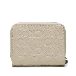 Маленький женский кошелек Calvin Klein CK Must Wallet с клапаном Md-Emb Mn K60K610950 PEA