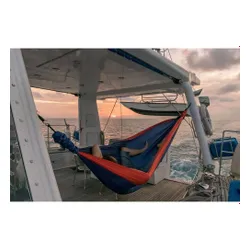 Hamak-hamak bileti Moon King Size Hammock-royal blue / orange