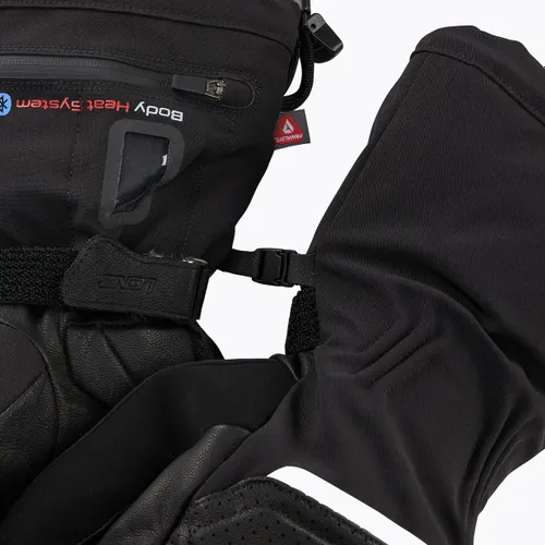 Rękawice narciarskie Lenz Heat Glove 6.0 Finger Cap Mittens black