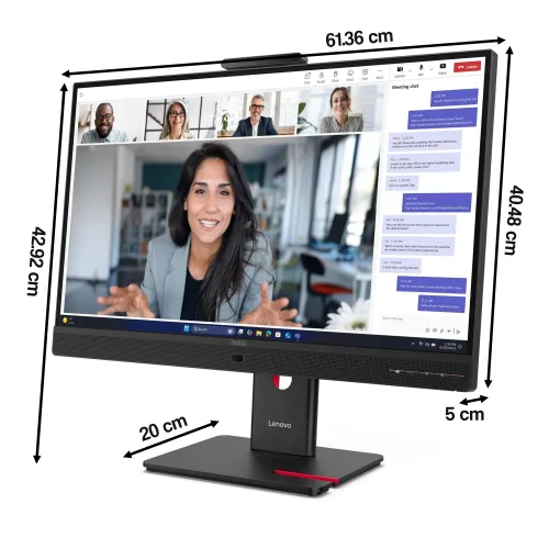 Monitor LENOVO ThinkVision T27QD-4v 27" 2560x1440px IPS 120Hz 4 ms