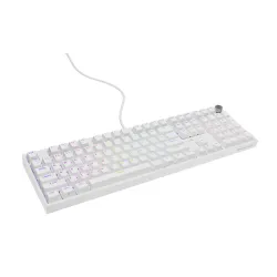 Klawiatura mechaniczna Genesis Thor 404 US RGB Outemu Peach Silent Biały