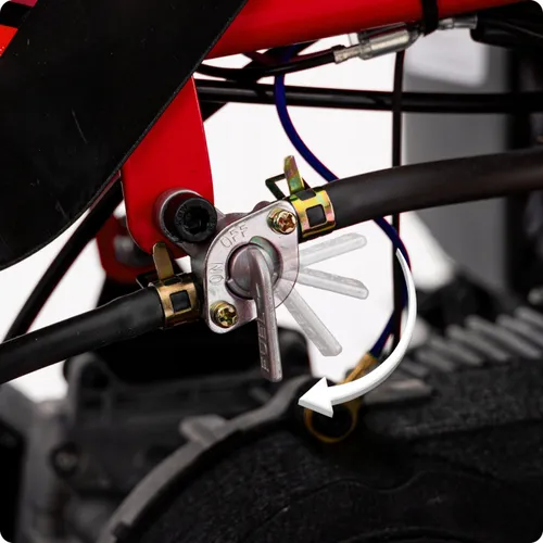 Quad dla dzieci spalinowy 49cc duże koła 6" hamulce mini tarczowe VOLTOURI
