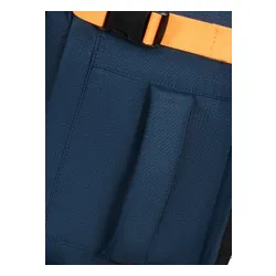 Рюкзак American Tourister Take2Cabin M - темно-синий / лучисто-оранжевый